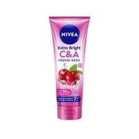 ราคา NIVEA นีเวีย เอ็กซ์ตร้าไบร์ท C E และ C A วิตามิน โลชั่น 70 180 320 ml (16967659357)