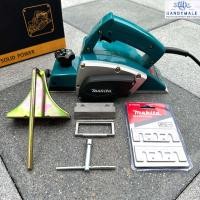 ราคา Makita กบไสไม้ กบไฟฟ้า ขนาด 3 นิ้ว รุ่น 1900B กำลัง 580W หน้ากว้าง 82mm กินไม้ลึกได้ 2mm แถมใบกบ Makita 2 ใบ (19811044397)