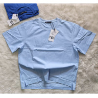 ราคา เสื้อยืด Oversized ป้าย Zara เสื้อยืดคอกลม คอกลม ทรงหลวม เสื้อยืดผู้หญิง ใส่สบาย เสื้อแฟชั่น ผ้านุ่ม ทิ้งตัวดี เสื้อครอป ใส่เล่น ใส่เที่ยว (18548480523)