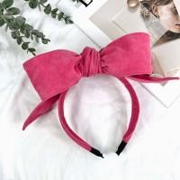 ราคา ที่คาดผมโบว์ใหญ่ ดัดได้ สีสวย น่ารักมาก ที่คาดผม (12087168852)