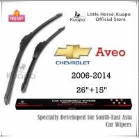 ราคา Kuapo ใบปัดน้ำฝน เชฟโรเลต อาวีโอ Chevrolet Aveo 2006 2014 ที่ปัดน้ำฝน กระจก ด้านหน้า รถยนต์ 2 ชิ้น เชฟโรเลตอาวีโอ (20190509419)