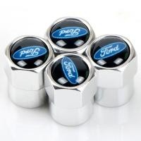 ราคา วาล์ววงล้อรถยนต์หกเหลี่ยม4ชิ้นก้านยางฝาครอบสำหรับ FORD ฝาจุกลมยาง (18285219913)