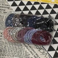ราคา ยกแพค 100 เส้น คละสี ยางรัดผม ยางรัดผมหลากสี คุณภาพดี มีจี้ตามสี 5 สี ยางมัดผม ยางรัดผมสีดำ สีมินิมอล พาสเทล (10153565850)