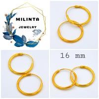 ราคา ต่างหูห่วง มาเลย์ ต่างหูห่วงเพชรCZ ต่างหู ตุ้มหู ต่างหูหุ้มทอง ฟรีตลับทองทุกคู่ (11570244338)