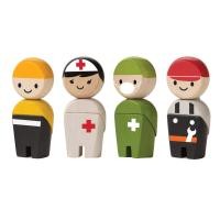 ราคา PlanToys Recue Crew ตุ๊กตาของเล่นชุดทีมกู้ภัย ของเล่น role play ของเล่นเสริมพัฒนาการ ของเล่นสำหรับเด็กอายุ 3 ขวบขึ้นไป (12727637216)