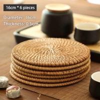 ราคา ที่รองแก้วหวาย จานรองแก้วน้ำ แผ่นรองแก้ว แผ่นรองหม้อ งานหวายนำเข้า ของขวัญ ของฝาก มีหลายไซส์ (19803120594)