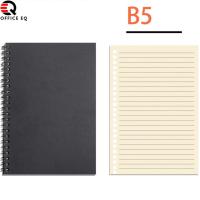 ราคา สมุดโน๊ต สมุดสันห่วง สมุดโน้ตสันห่วง สมุด สมุดปกน้ำตาล สมุดปกดำ ขนาด A5 B5 มีเส้น 60 แผ่น สมุดริมลวด สมุดมีเส้น เนื้อถนอมสายตา พร้อมส่ง (20120620403)