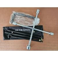 ราคา ZUMA ชุดถอดล้อ TOYOTA ซ่อมรถรถยนต์ กากบาทถอดล้อ และ เหล็กหมุนยางอะไหล่ 3ท่อน ส่งด่วน ส่งไว (19960416767)