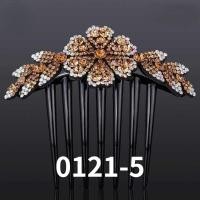 ราคา Korean style new hair accessories sweet lady hair comb with diamonds (17963133354)