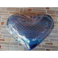 ราคา หมอนหัวใจ ผ้าขิด หมอนอิง ของชำร่วยงานแต่ง 36x27 ซม (4383230044)