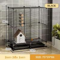 ราคา สินค้าอยู่ในไทย พร้อมส่ง ตาข่ายเหล็กเข้ารหัส75 39 84CM กรงกระต่าย กรงกระรอก กรงนกเขาใหญ่ กรงนกแก้ว กรงชูก้าไรเดอ กรงนกหงส์หยก บ้านแม1 (17481416052)