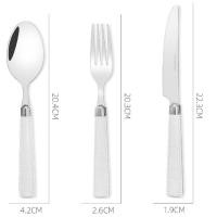 ราคา พร้อมส่ง ช้อน ส้อม มีด ดีไซน์สวย ตัวด้ามเป็นลายหนัง สวยงามเกร๋กรุบสุดๆ ชุดช้อนส้อมมีด ชุดช้อนส้อม (17784656586)