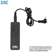 ราคา Kiwifotos สายชัตเตอร์ Remote Tombol RS 60E3สำหรับ Canon EOS R6 Mark II R7 R8 R10 2000D 1300D 1200D 850D 800D 60D 760D 700D SX70 HS 650D HS SX60 HS HS แทนที่ PENTAX CS 205 CONTAX LA 50 Samsung SR9NX01 