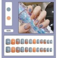 ราคา เล็บปลอม R81 R100 เล็บปลอมสำเร็จรูป เล็บปลอมกันน้ำ เล็บปลอมสำเร็จรูปกล่องละ 24 ชิ้น เล็บปลอมสำเร็จรูป (12622910290)