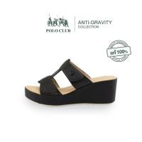 ราคา POLO CLUB รองเท้าแตะแบบสวม รุ่น P2781 สีดำ รองเท้าแตะผู้หญิง ส้นเตารีด ส้นสูง2 5นิ้ว รองเท้าสุขภาพผู้หญิง รองเท้าลำลอง รองเท้าแฟชั่น (12554761733)