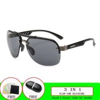 ราคา แว่นกันแดดโลหะแบบใหม่ของผู้ชายแว่นไร้กรอบกันลมคู่แนวสปอร์ต (16902029863)