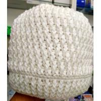 ราคา หมวกแม่ชีลายหยดน้ำ หมวกไหมพรมสีขาว งานโครเชต์ งานฝีมือ พร้อมส่ง (19442165738)