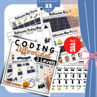 ราคา Coding สร้างบอร์ดเกม เด็ก Coding robot Coding Game Coding สำหรับเด็ก แบบฝึกหัด แบบฝึกหัดเด็กป 1 โค๊ดดิ้ง วิทยาการคำนวณป 1 (9858989021)