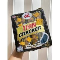 ราคา THIN CRACKER ขนมปังกรอบ รสงาดำ ตรา OK ขนาด 256 กรัม (20042023398)