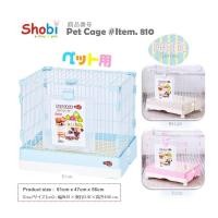 ราคา Shobi 810 กรงกระต่าย สุนัขเล็ก รุ่นใหม่ ประตูพลาสติกเหยียบขึ้นกรงได้ พร้อมส่ง (8151246114)
