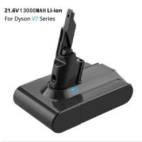 ราคา สำหรับ Dyson V6 V7 V8 V10 13000mAh แบตเตอรี่ทดแทนสำหรับ Dyson Absolute Cord Free เครื่องดูดฝุ่นแบบใช้มือถือ DC59 DC62 SV03 SV05 SV06 SV09 SV12 DC31 DC34 DC35 DC45 (14585746774)
