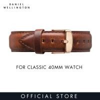 ราคา For Classic 40mm Daniel Wellington Classic Strap 20mm Leather Leather watch band For men DW official (2779658229)