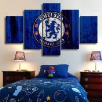 ราคา 5แผงเชลซี HD โลโก้คลับสติ๊กเกอร์ติดผนังแขวนภาพวาดห้องนอนห้องนั่งเล่นโปสเตอร์ภาพวาดตกแต่งบ้านด้วยตนเอง ไม่มีกรอบ (14356092694)