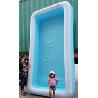 ราคา LookmeeShop สระน้ำเป่าลมทรงสี่เหลี่ยม3เมตร3ชั้น 305x183x56cm สระว่ายน้ำใหญ่ แยกหัวสูบลม สระน้ำเป่าลม สระว่ายน้ำเด็ก สระว่าย สระน้ำถูกๆใหญ่ (13327448161)