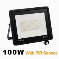 ราคา สปอร์ตไลท์ led 220v Motion Sensor Flood Light 10W 20W 50W 30W 100W โคมไฟผนังนอก ไฟส่องแสง ไฟสปอร์ตไลท์ โคมไฟแต่งสวน for House Gate Playground Basketball Court Patio สปอร์ตไลท์ (18568796338)