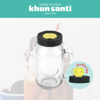 ราคา KHUN SANTI ขวดโหลมีหูจับ 650ml MC 3051 แก้วกาแฟ ขนาด 6 7x16 4cm (18746177463)