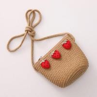 ราคา เด็กสาวเกาหลีหวานสตรอเบอร์รี่หมวกฟางซัมเมอร์บีชครีมกันแดดชาวประมงหมวกระบายอากาศสตรอเบอร์รี่กระเป๋าสำหรับเด็ก2 8ปี (15223853157)