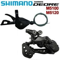 ราคา SHIMANO DEORE M5100 Shifter M5120 M5100หลัง Derailleur 11 Speed จักรยานเสือภูเขา MTB SL M5100ด้านขวา Shifter M5120 SRD SHADOW Groupset 1X11S Groupset อุปกรณ์รถจักรยานร้านค้า (9866696807)