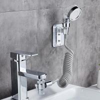 ราคา ฝักบัวท่อสปริง ต่อวาล์น้ำกับอ่างล้างหน้า อ่างล้างจาน ฝักบัวสายสปริง สายสปริง (3442348962)