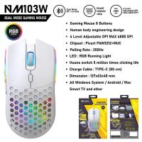 ราคา เมาส์เกมมิ่งไร้สาย Nubwo NM 98 NM 103W Wireless Dual Mode Gaming Mouse เมาส์ไร้สาย เมาส์เกมมิ่ง ประกัน 1 ปี เม้าส์ (20474676776)