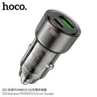 ราคา ใหม่ Hoco Z52 หัวชาร์จในรถ ที่ชาร์จจุดบุหรี่ในรถ PD38W QC 3 0 Car Chaeger หัวชาร์จรถ 2 ช่อง Type C USB แท้100 มีรับประกัน (20404849693)
