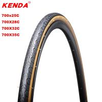 ราคา Kenda 700C 700x25C ยางจักรยานเสือหมอบลูกปัดลวด700er น้ำหนักเบา460กรัมยางด้านข้างสีเหลืองความต้านทานต่ำสูงสุด110 PSI (20123306925)