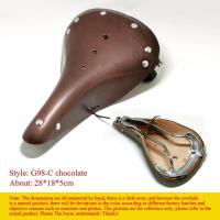 ราคา ที่นั่งจักรยานปั่นจักรยานขนาด28 17 5ซม MTB จักรยานวินเทจหนังวัวแท้จักรยานเสือหมอบ G98 C เบาะจักรยานเสือภูเขา (18634560063)