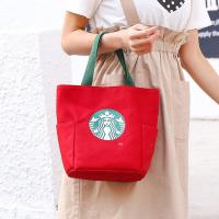 ราคา 24h Shipped กระเป๋าสตาร์บัค TOTE bag ผ้าแคนวาส กระเป๋า Starbucks Canvas TOTE bag high end ของแท้100 (18667014481)