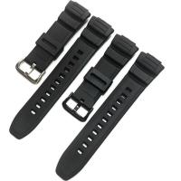 ราคา ซิลิโคนสายเปลี่ยนนาฬิกาข้อมือสำหรับ Casio W S220 HDD S100 MCW 100 110H AE 2000W 16มม คุณภาพสูงกันน้ำสาย (9399711973)