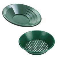 ราคา 2 Pcs Washing Gold Panning Machine Screen Mining Screen Metal Detection Tools Sieve Gold Pan Green Plastic Bowl (15102116453)