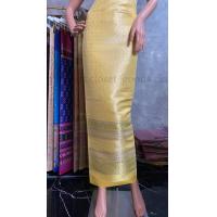 ราคา ผ้าไทย ผ้าไหมล้านนา ผ้าถุง ผ้าซิ่น ซิ่นล้านนา ผ้าไทยตัดชุด ผ้าทอพรีเมี่ยม ผ้าตัดชุด ชุดรับไหว้ ชุดของขวัญ ของฝาก สีเหลือง (16623935130)