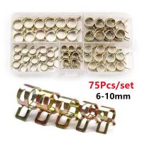 ราคา เข็มขัดรัดท่อ 75 115ชิ้น แคลมป์รัดท่อยาง คลิปสปริงรัดท่อยางท่อน้ำมัน คลิปสปริง เข็มขัดรัดท่อยาง ขนาด6 10 มม 6 22มม คีมหนีบเข็มขัดรัดท่อ กิ๊บรัดท่อ ปากตรง ที่หนีบเข็มขัด (20393192067)