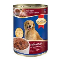 ราคา 9แบบ กระป๋อง SmartHeart สมาร์ทฮาร์ท อาหารเปียกสุนัข กระป๋อง 400กรัม (16906913097)