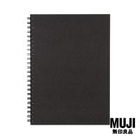 ราคา มูจิ สมุดขนาด A5 สันห่วงแบบไม่มีเส้น MUJI Wirebound Notebook A5 Plain 80 Sheets (14588030228)
