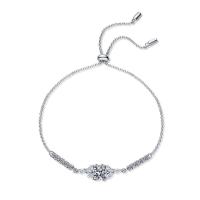 ราคา ร้านค้าออฟไลน์ Trumium 1 กะรัต สร้อยข้อมือดาวบาน เพชรแท้ สำหรับผิวแพ้ง่าย Surgical Steel พลอยแท้ แหวนฝังเพชร ปรับเปิดได้ เงินแท้ (19700279584)