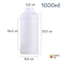 ราคา PACKING DD ขวดใส่น้ำยา ทนทานสารเคมี ขวดเปล่า ขวดสีขาว 1000 1L 500 250 100ml ขวดฝาเกลียว ขวดพลาสติก ขวดปุ๋ย ขวดสารเคมี ขวดบรรจุภัณฑ์ WG3 (10509059142)