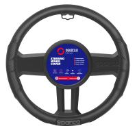 ราคา Sparco หุ้มพวงมาลัย รุ่น SPS104BK สีดำ สลับเคฟล่า สินค้าแท้สปาโก้ ติดตั้งง่าย ที่หุ้มพวงมาลัย ราคา วง (16098599750)