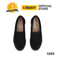 ราคา GOLDCITY รองเท้าผ้าใบสลิปออน รองเท้าแฟชั่น รองเท้าผู้ชาย รองเท้าผู้หญิง โกลด์ซิตี้ Fashion Canvas Super Zapp รุ่น1285 (943660595)