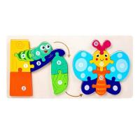 ราคา 3 IN 1 จัดเซ็ทสุดคุ้ม จิ๊กซอว์ไม้ 3D ไม้อย่างดี เกรดหนาพิเศษ สีสวย ตัวต่อเด็ก ของเล่น เสริมพัฒนาการ puzzle wood toy (19379960570)