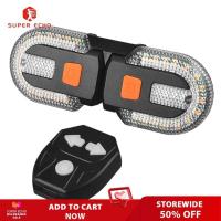 ราคา 50 OFF 3 In 1 LED รีโมทคอนโทรลไร้สายไฟเลี้ยวไฟท้าย30lm โคมไฟจักรยานเสือภูเขา จัดส่งฟรี (16207364273)